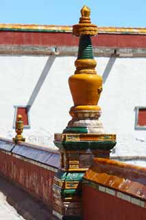 fotografia, materiale, libero il panorama, dipinga, fotografia di scorta,PutuoZongchengTemple, Tibet, Chaitya, Io sono splendido, decorazione