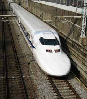fotografia, materiale, libero il panorama, dipinga, fotografia di scorta,Il Tokaido Shinkansen, Lo Shinkansen, 700 sistema, augurio, pista