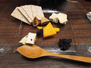 fotografia, material, livra, ajardine, imagine, proveja fotografia,Um queijo que ajuda de vrios tipos de louas, Molde Verde, Passa, figo, Queijo