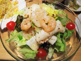 , , , , ,  .,  salad,  , lobster, scallop, cuttlefish