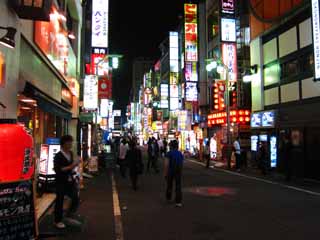 Foto, materieel, vrij, landschap, schilderstuk, bevoorraden foto,Kabukicho, Shinjuku, Benedenstad, Neon, , 