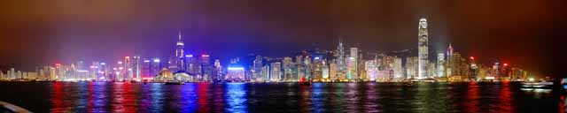 fotografia, materiale, libero il panorama, dipinga, fotografia di scorta,La vista serale di Hong Kong, grattacielo, costruendo, Neon, vista serale