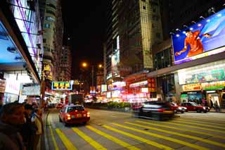 fotografia, materiale, libero il panorama, dipinga, fotografia di scorta,Hong Kong serale, Neon, Produzione, negozio, cartello