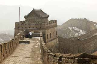 photo, la matire, libre, amnage, dcrivez, photo de la rserve,Mu Tian Yu Grande muraille, mur de chteau, guet dans un chteau, Le Hsiung-Nu, 