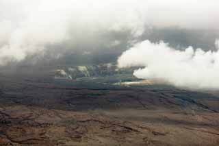 fotografia, material, livra, ajardine, imagine, proveja fotografia,Mt. Kilauea, Lava, A cratera, Halema'uma'u, Fumaa