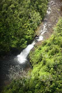 Foto, materiell, befreit, Landschaft, Bild, hat Foto auf Lager,Hawaii Insel Wasserfall, Der Wald, Stein, Fluss, Strmung