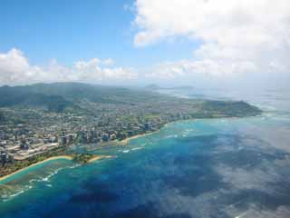 Foto, materieel, vrij, landschap, schilderstuk, bevoorraden foto,Hawaii Oahu, , , , 