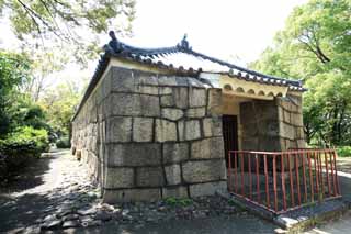 Foto, materiell, befreit, Landschaft, Bild, hat Foto auf Lager,Osaka Castle Flamme ??, , , , 