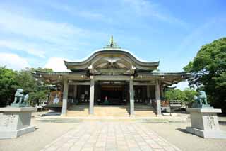 Foto, materieel, vrij, landschap, schilderstuk, bevoorraden foto,Osaka Castle Toyokuni shrine, , , , 
