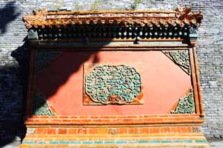 Foto, materieel, vrij, landschap, schilderstuk, bevoorraden foto,Zhao Mausoleum (Qing) wanddecoraties, , , , 