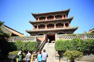 Foto, materieel, vrij, landschap, schilderstuk, bevoorraden foto,Shenyang Imperial Palace Phoenix Tower, , , , 