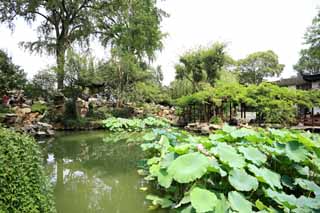 photo,material,free,landscape,picture,stock photo,Creative Commons,Lingering Garden pond, , , , 