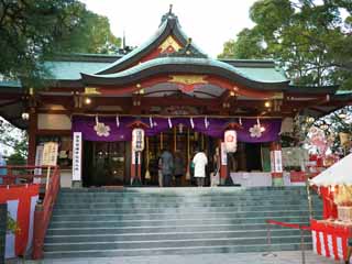 Foto, materieel, vrij, landschap, schilderstuk, bevoorraden foto,De Tamagawa Sengen Shrine, , , , 
