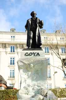 photo, la matire, libre, amnage, dcrivez, photo de la rserve,La statue de Goya, , , , 
