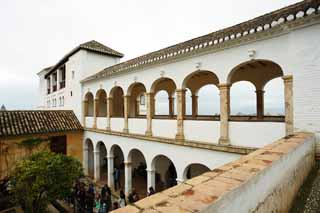 photo,material,free,landscape,picture,stock photo,Creative Commons,Generalife Sultan of the courtyard, , , , 