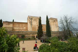 fotografia, materiale, libero il panorama, dipinga, fotografia di scorta,Alhambra Palace Alcazaba, , , , 