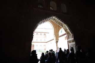 Foto, materieel, vrij, landschap, schilderstuk, bevoorraden foto,Alhambra vrouwelijke Earl Koninklijk Paleis, , , , 