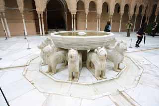 fotografia, materiale, libero il panorama, dipinga, fotografia di scorta,Alhambra Palace Lion patio, , , , 