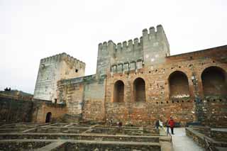 photo, la matire, libre, amnage, dcrivez, photo de la rserve,Palais de l'Alhambra Alcazaba, , , , 