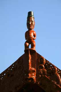 Foto, materiell, befreit, Landschaft, Bild, hat Foto auf Lager,Die Maori Architektur, , , , 