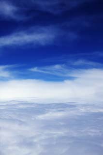 fotografia, materiale, libero il panorama, dipinga, fotografia di scorta, un cielo blu in un mare di nubi, seof si annuvola, La stratosfera, cielo blu, nube