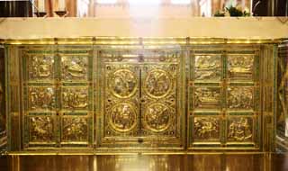 photo,material,free,landscape,picture,stock photo,Creative Commons,Sant'Ambrogio church of golden altar, , , , 