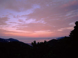 fotografia, materiale, libero il panorama, dipinga, fotografia di scorta,Sera del porto di Usami, mare, nube, tramonto, 