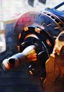 illustration,material,free,landscape,picture,painting,color pencil,crayon,drawing,A brake disc, racing car, part, pad, brake disc
