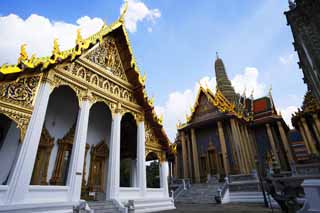 photo,material,free,landscape,picture,stock photo,Creative Commons,Temple of the Emerald Buddha, Gold, Buddha, Temple of the Emerald Buddha, Sightseeing
