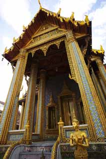 fotografia, materiale, libero il panorama, dipinga, fotografia di scorta,Pantheon Reale, Oro, Budda, Tempio dello smeraldo Budda, Facendo il turista