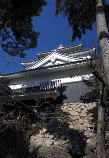 photo, la matire, libre, amnage, dcrivez, photo de la rserve,Chteau Okazaki, chteau, toit, Ieyasu Tokugawa, L'histoire