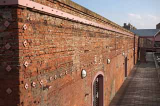 photo,material,free,landscape,picture,stock photo,Creative Commons,A red brick warehouse, red brick, warehouse, The history, port