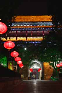 photo,material,free,landscape,picture,stock photo,Creative Commons,The Einei gate, Chang'an, castle gate, brick, I light it up