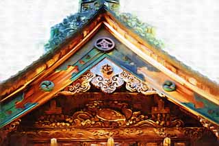 illust, , , , , ,  ,  , .,Kompira-san Shrine , Shinto shrine  , , tortoise, Shinto