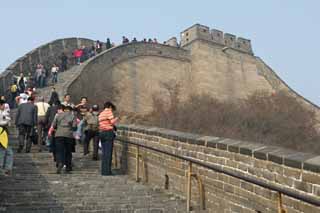 Foto, materieel, vrij, landschap, schilderstuk, bevoorraden foto,Grote Muur, Muren, Lou Kasteel, Xiongnu, Keizer Guangwu van Han