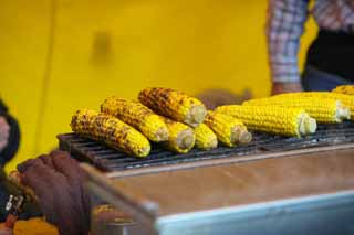 photo,material,free,landscape,picture,stock photo,Creative Commons,Burning corn stand, Mais, Delicious, Thale, Festivities