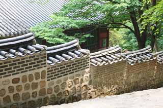 fotografia, material, livra, ajardine, imagine, proveja fotografia,A parede do santurio de Akitoku, O Tribunal Imperial arquitetura, azulejo, Ishigaki, herana mundial