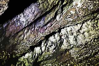 illust, materiale, libero panorama, ritratto dipinto, matita di colore disegna a pastello, disegnando,Il muro della sovrabbondanza di caverna di vigore, Manjang gul Caverna, Geomunoreum sistema di tubo lavico, isola vulcanica, cantina