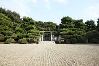 Foto, materieel, vrij, landschap, schilderstuk, bevoorraden foto,Keizer Chokei Saga Dongling, Lucht Imperiaal mausoleum, Graf, Noord en zuiden morgen, 