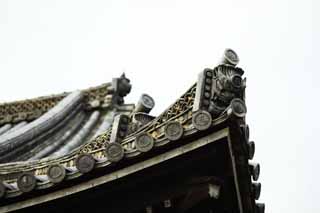 photo,material,free,landscape,picture,stock photo,Creative Commons,Ninna-ji Temple Kannondo, Japanese architectural style, roof tile, Chaitya, world heritage