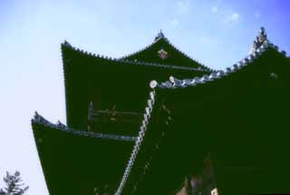 fotografia, material, livra, ajardine, imagine, proveja fotografia,Templo de Nanzenji, Nanzenji, trs portes, telhado, 