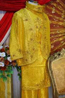 photo,material,free,landscape,picture,stock photo,Creative Commons,Malaysian clothes, Folk costume, Gold, I am luxurious, man