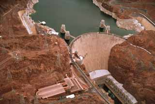 photo,material,free,landscape,picture,stock photo,Creative Commons,Hoover Dam 2, dam, lake, , 