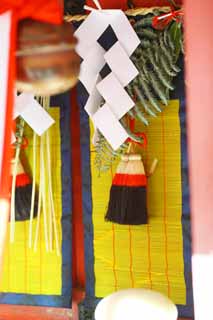 photo, la matire, libre, amnage, dcrivez, photo de la rserve,Fushimi-Inari Taisha aveugle du bambou du Temple, aveugle du bambou, , appendice en papier, renard
