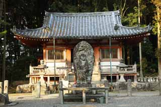 Foto, materieel, vrij, landschap, schilderstuk, bevoorraden foto,Daigo-ji Temple Fudodou, Chaitya, Goma, Stenig standbeeld, Een Acala afbeelding