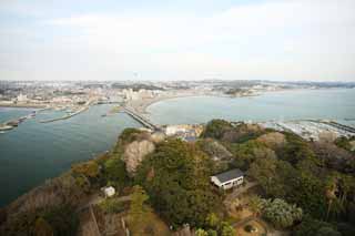 foto,tela,gratis,paisaje,fotografa,idea,El paisaje de observatorio de Enoshima, Dique, Ola, Edificio, Pennsula de Miura