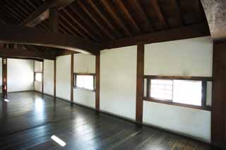 Foto, materiell, befreit, Landschaft, Bild, hat Foto auf Lager,Das Inuyama-jo Burgburgturm, weie Kaiserliche Burg, eingestiegene Stelle, Burg, 