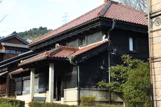 Foto, materieel, vrij, landschap, schilderstuk, bevoorraden foto,Meiji-mura Village Museum Yasuda bank Aizu Branch, Gebouw van de Meiji, De Westernization, Westelijke-trant gebouw, Cultureel heritage