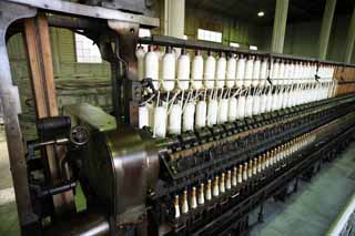 photo,material,free,landscape,picture,stock photo,Creative Commons,Meiji-mura Village Museum ring-spinning frame, machine of the Meiji, The Westernization, factory, Cultural heritage
