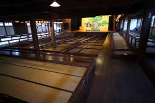 Foto, materiell, befreit, Landschaft, Bild, hat Foto auf Lager,Meiji-mura Village Museum Stoffe fr Kimonositz, das Bauen vom Meiji, Die Verwestlichung, Traditionsarchitektur, Kulturelles Erbe